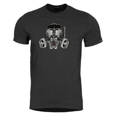 Tricou Ageron Gas Mask -Gm Black Pentagon Tactical - Protecție Esențială în Medii Ostile