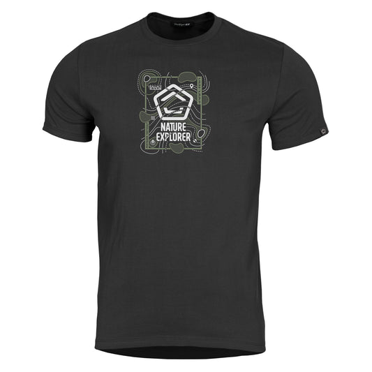 Tricou Ageron Nature Explorer -Ne Black Pentagon Tactical - Confort Superior pentru orice Aventură