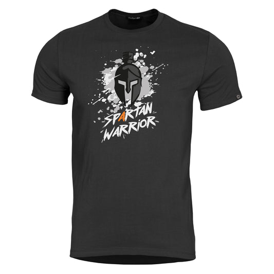 Tricou Ageron Spartan Warrior -Sw Black Pentagon Tactical - Confort Superior și Rezistență Tactice