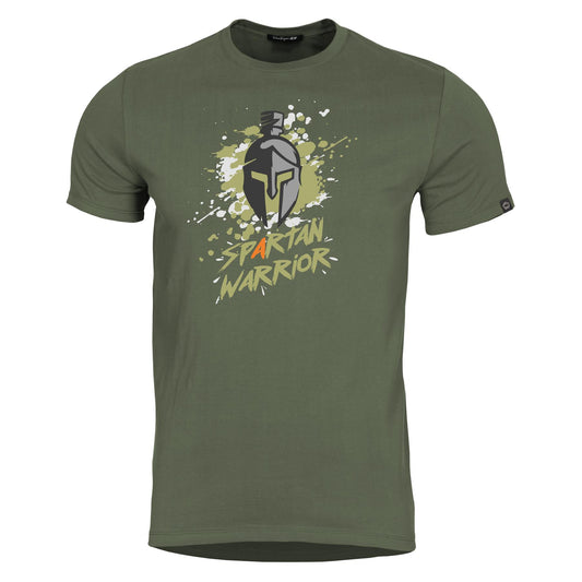 Tricou Ageron Spartan Warrior -Sw Olive Green Pentagon Tactical - Confort Excepțional și Performanță Constantă