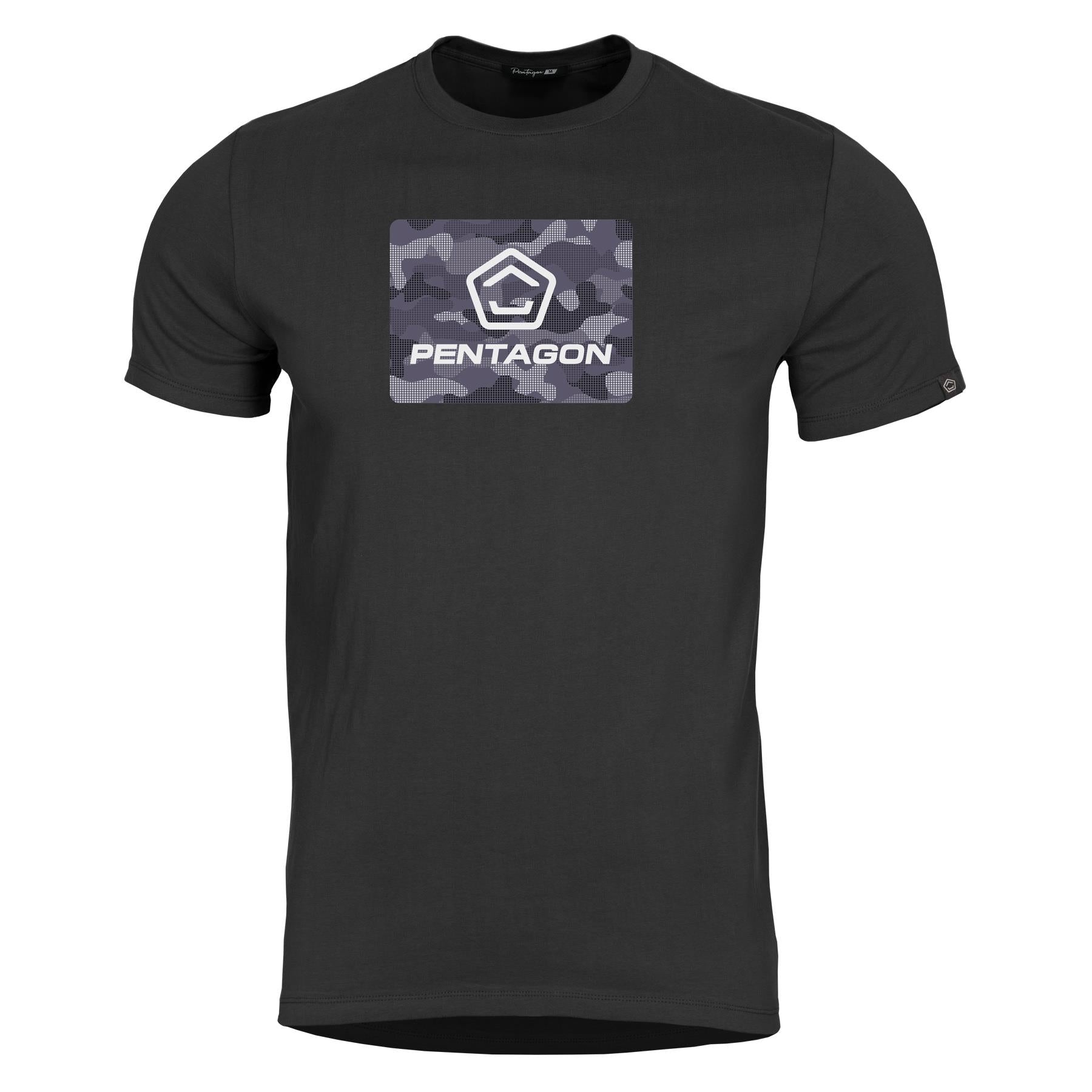 Tricou Ageron Spot Camo -Sc Black Pentagon Tactical - Confort și Rezistență Superioară