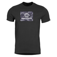 Tricou Ageron Spot Camo -Sc Black Pentagon Tactical - Confort și Rezistență Superioară