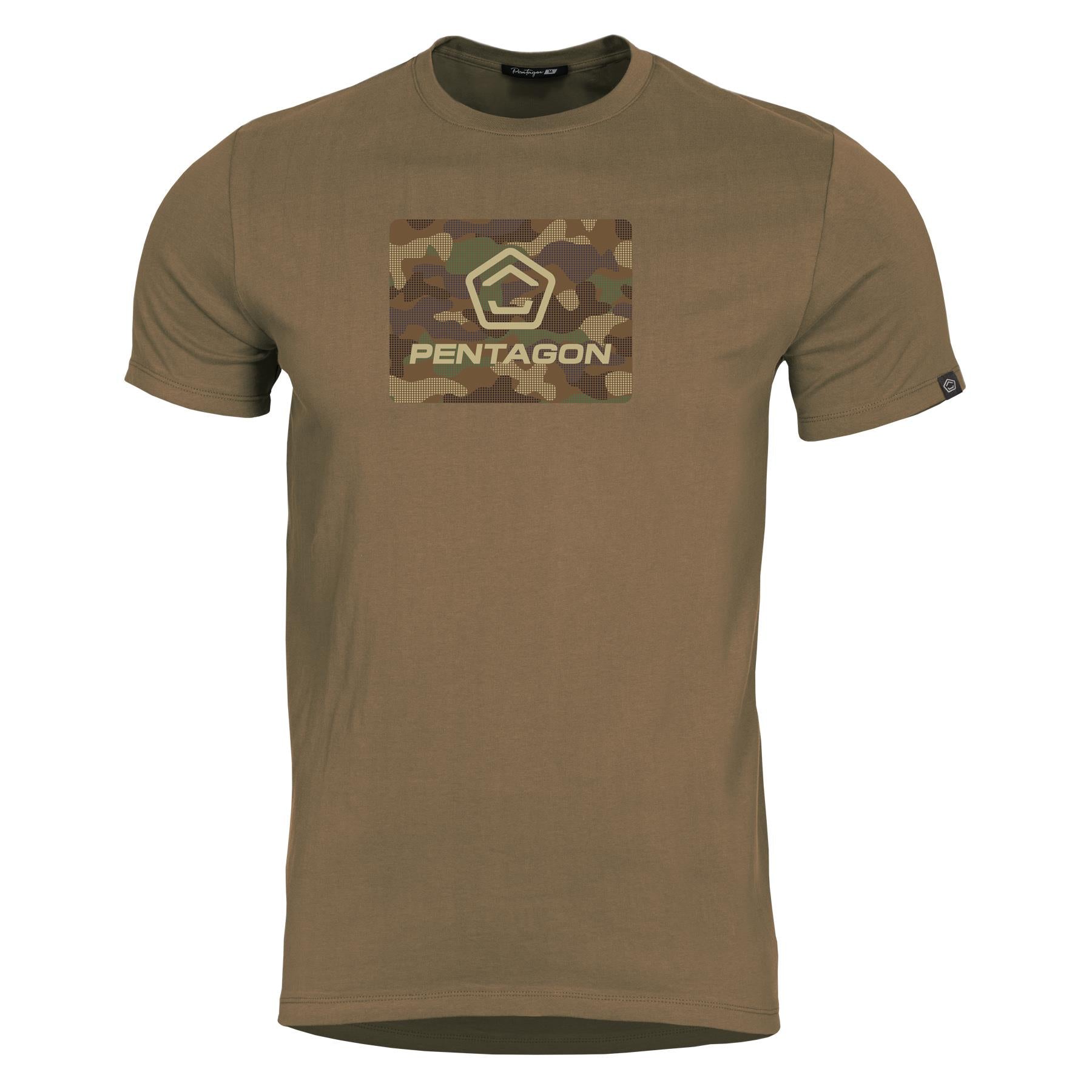 Tricou Ageron Spot Camo -Sc Coyote Pentagon Tactical - Confort Superior și Durabilitate Testată
