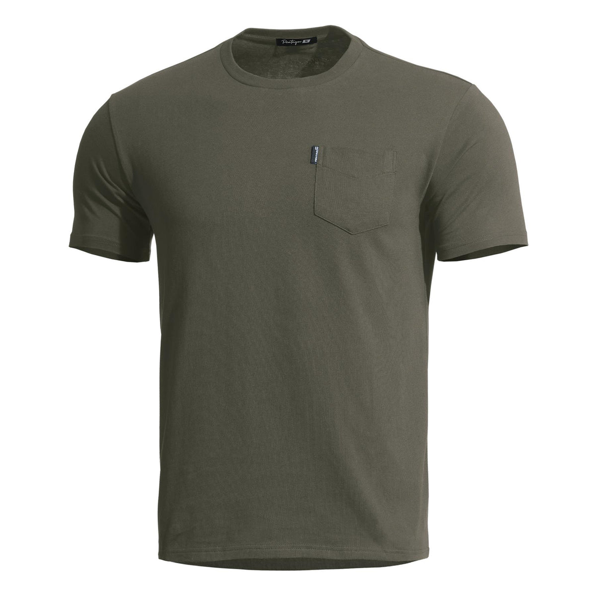 Tricou Ageron T-Shirt With Pocket -Po RAL7013 Pentagon Tactical - Performanță și Ventilație Optimă în orice Mediu