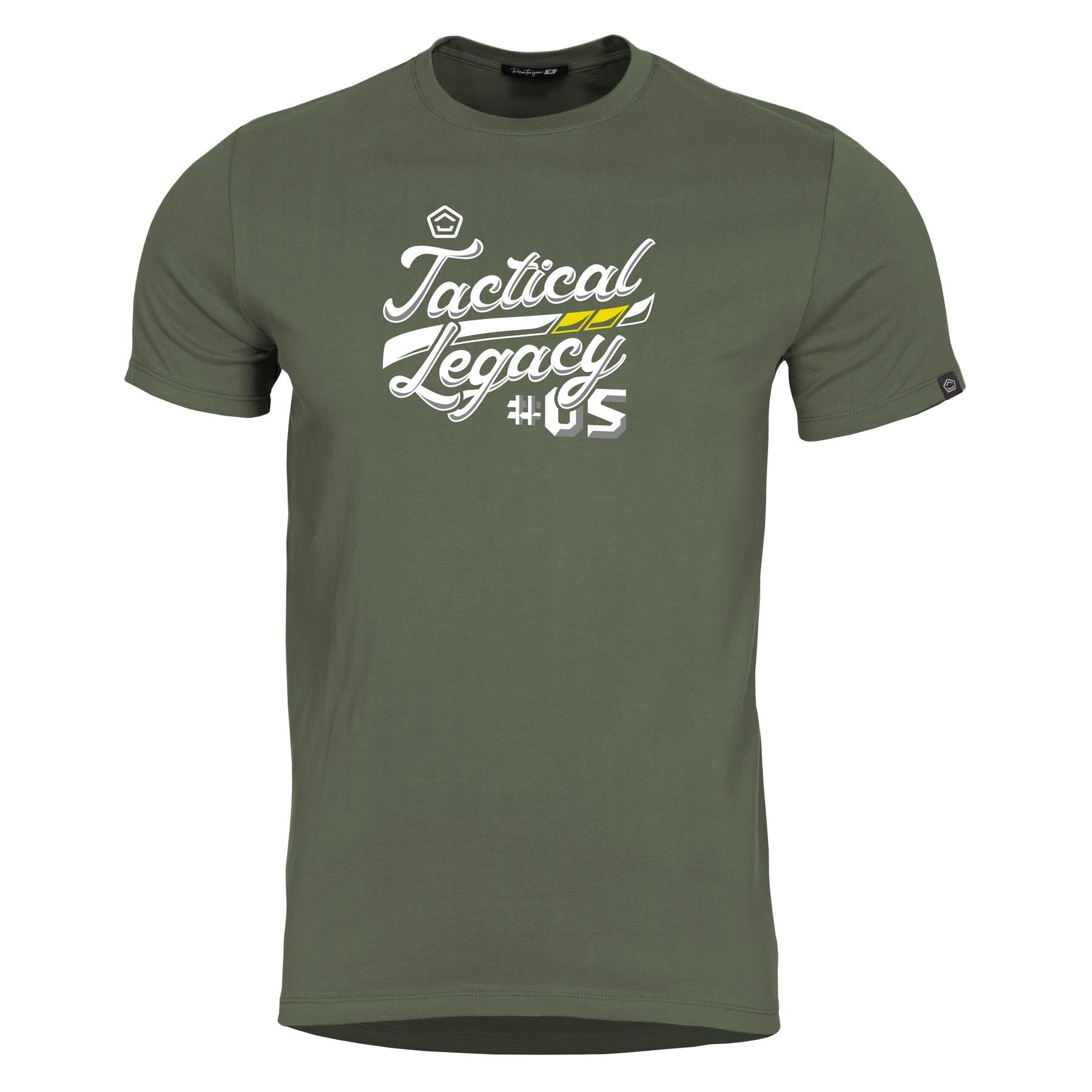 Tricou Ageron Tactical Legacy -Tl Olive Green Pentagon Tactical - Confort Superior și Rezistență Tactică