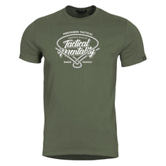 Tricou Ageron Tactical Mentality -Tm Olive Green Pentagon Tactical - Confort Superior și Rezistență Impecabilă