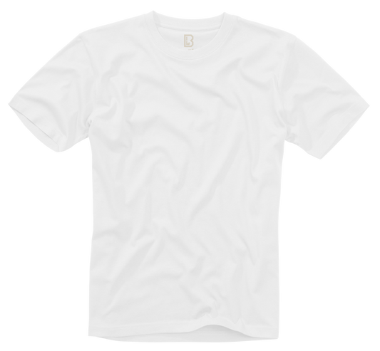Tricou Alb Brandit - Confort Durabil