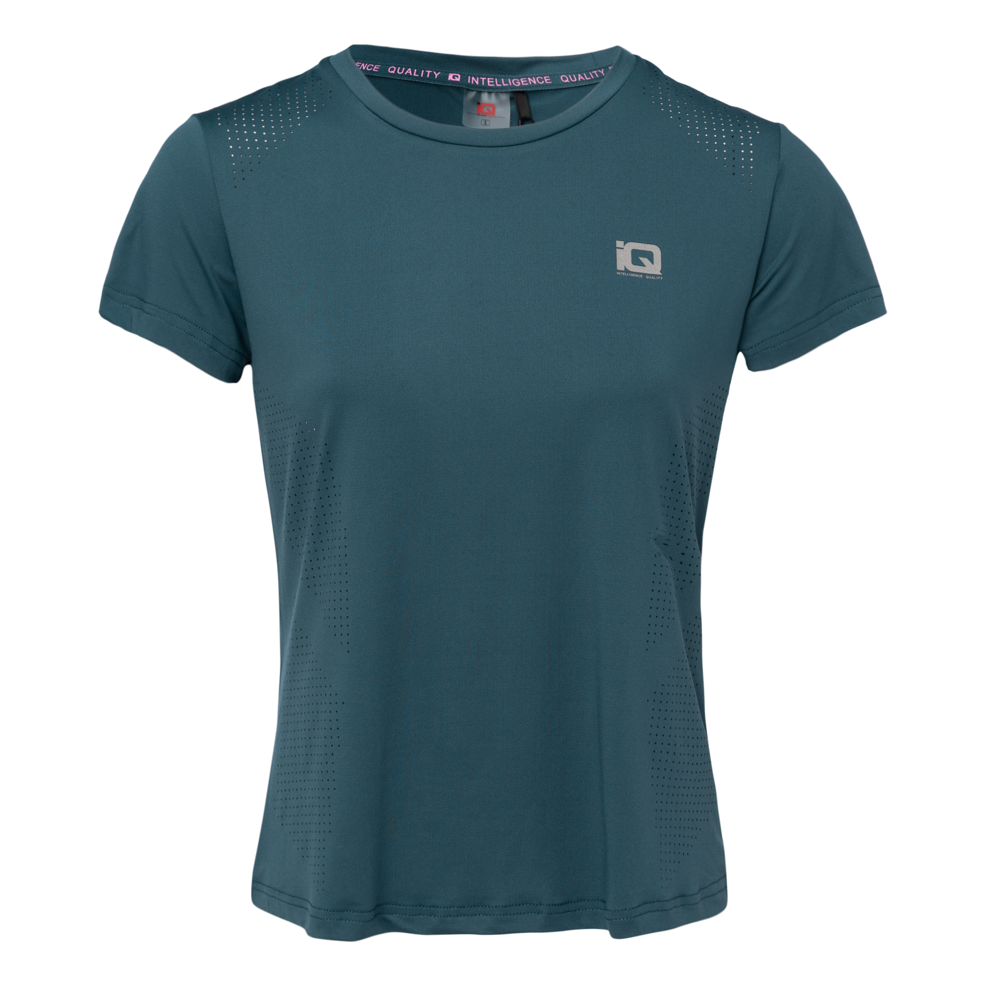 Tricou Alergare Femei IBURN WMNS IQ INTELLIGENCE QUALITY - Uscare Rapidă, Respirabil, Vizibilitate sporită - 1
