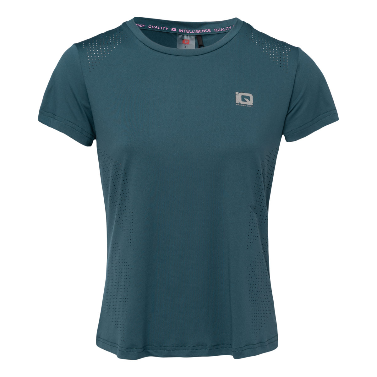 Tricou Alergare Femei IBURN WMNS IQ INTELLIGENCE QUALITY - Uscare Rapidă, Respirabil, Vizibilitate sporită - 1