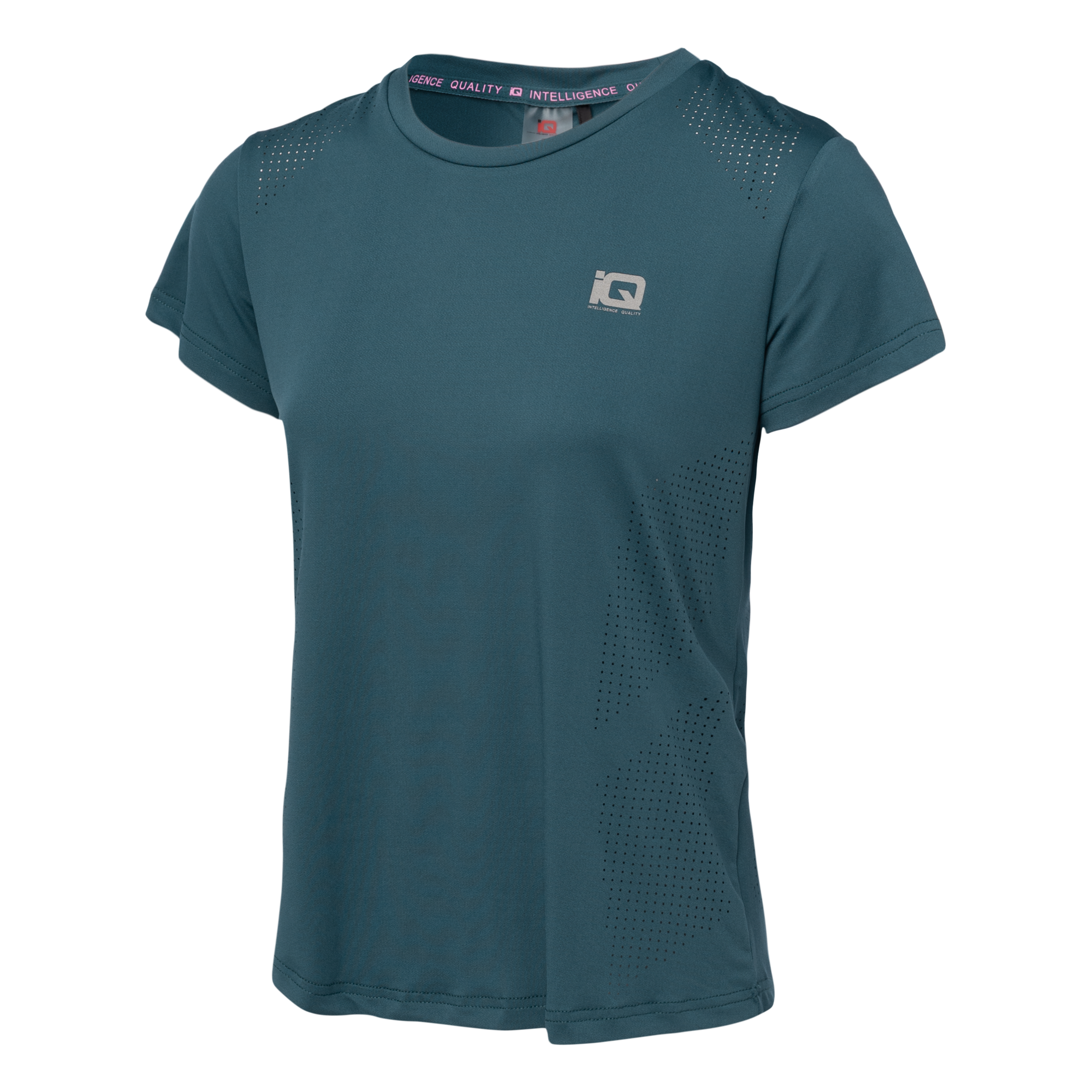 Tricou Alergare Femei IBURN WMNS IQ INTELLIGENCE QUALITY - Uscare Rapidă, Respirabil, Vizibilitate sporită - 2