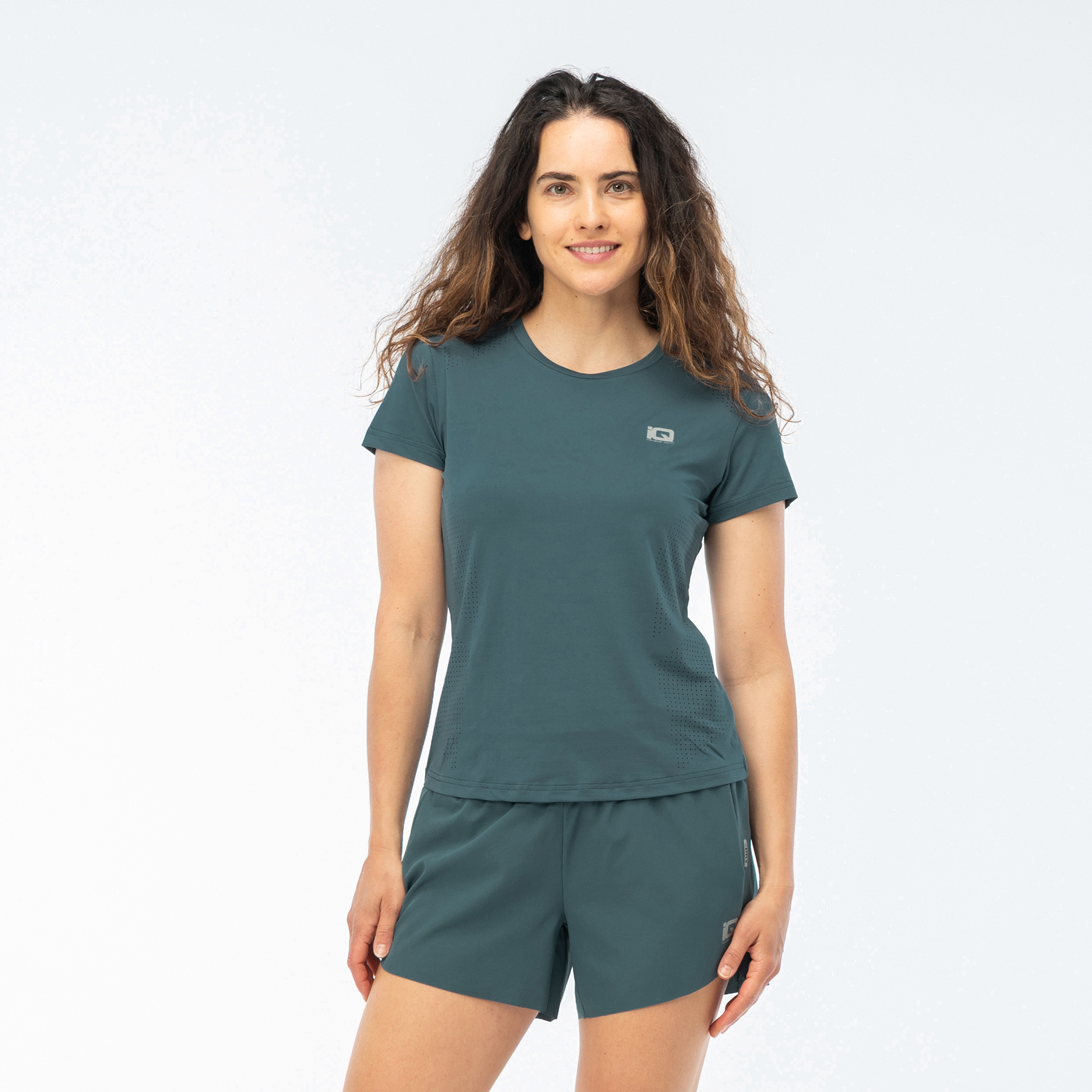 Tricou Alergare Femei IBURN WMNS IQ INTELLIGENCE QUALITY - Uscare Rapidă, Respirabil, Vizibilitate sporită - 9