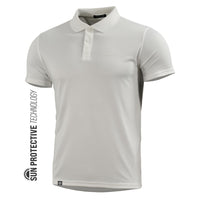 Tricou Anassa Polo White Pentagon Tactical - Performanță și Ventilație Optimă în orice Mediu