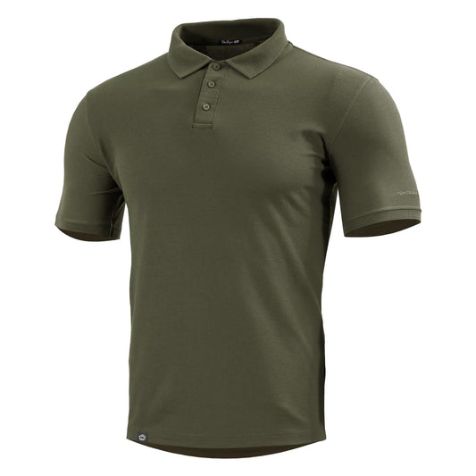 Tricou Aniketos Polo Camo Green Pentagon Tactical - Performanță și Ventilație Optimă în orice Mediu