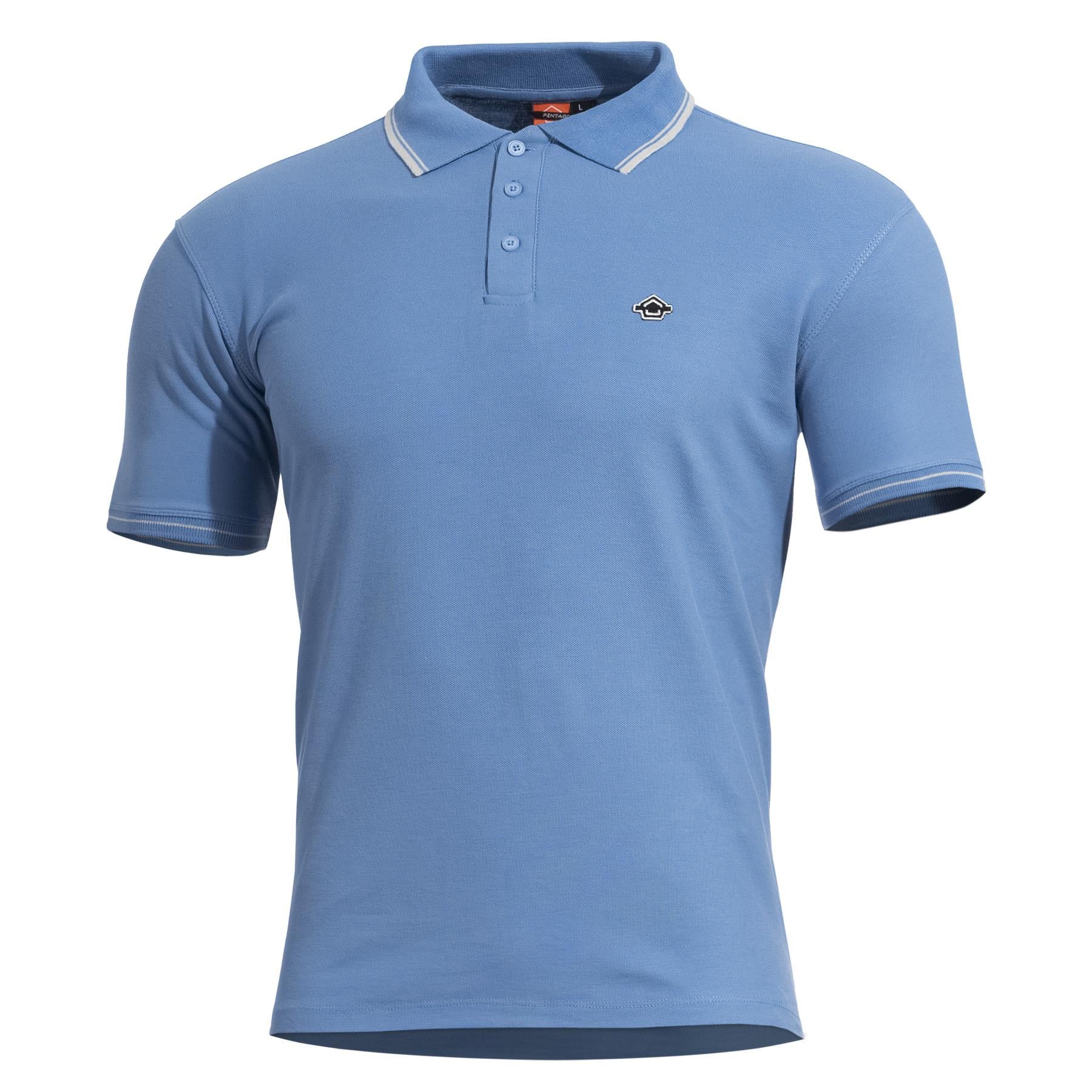 Tricou Aniketos Polo -Str Dawn Blue Pentagon Tactical - Performanță Tactică și Confort Zilnic