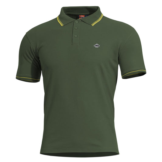 Tricou Aniketos Polo -Str Springbok Green Pentagon Tactical - Performanță și Versatilitate Zilnică