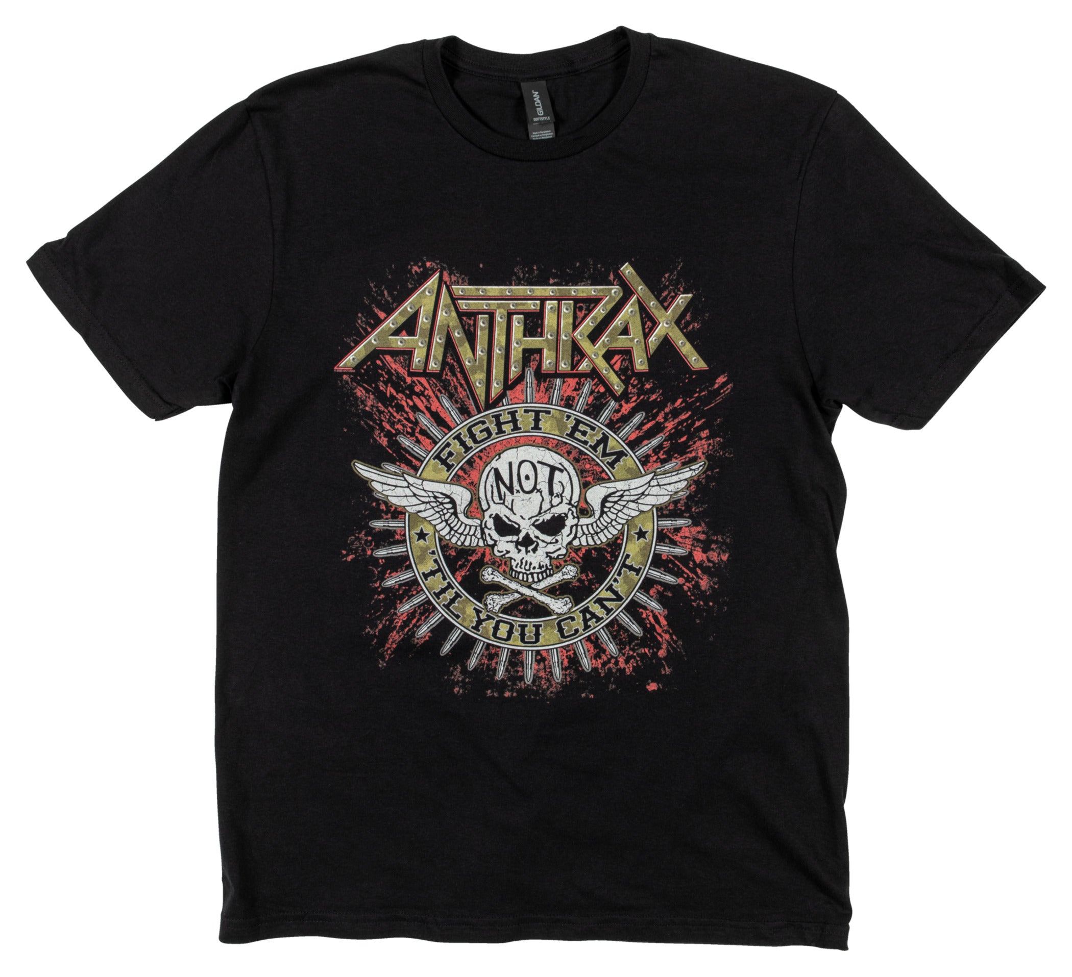 Tricou Anthrax Military Circle - Bumbac Pur, Thrash Metal