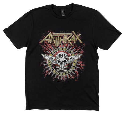Tricou Anthrax Military Circle - Bumbac Pur, Thrash Metal