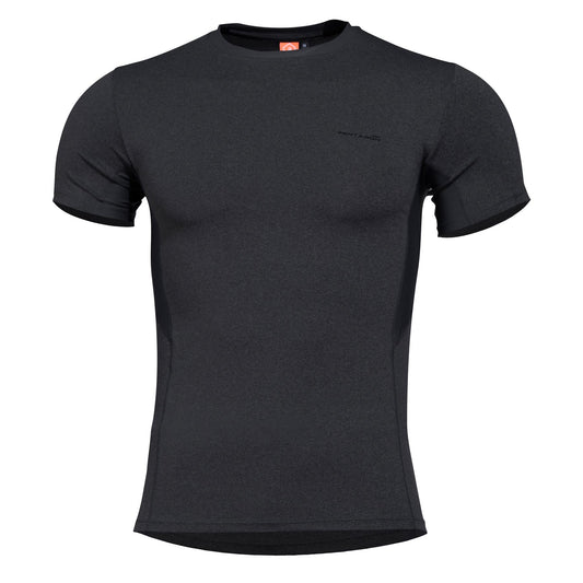 Tricou Apollo Tac-Fresh Black Pentagon Tactical - Performanță și Ventilație Optimă în orice Mediu