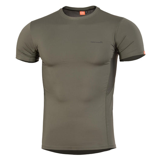 Tricou Apollo Tac-Fresh Camo Green Pentagon Tactical - Performanță și Ventilație Optimă în orice Mediu
