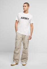 Tricou Army Alb Brandit - Confort Durabil pentru Orice Misiune