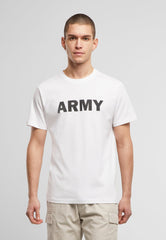 Tricou Army Alb Brandit - Confort Durabil pentru Orice Misiune
