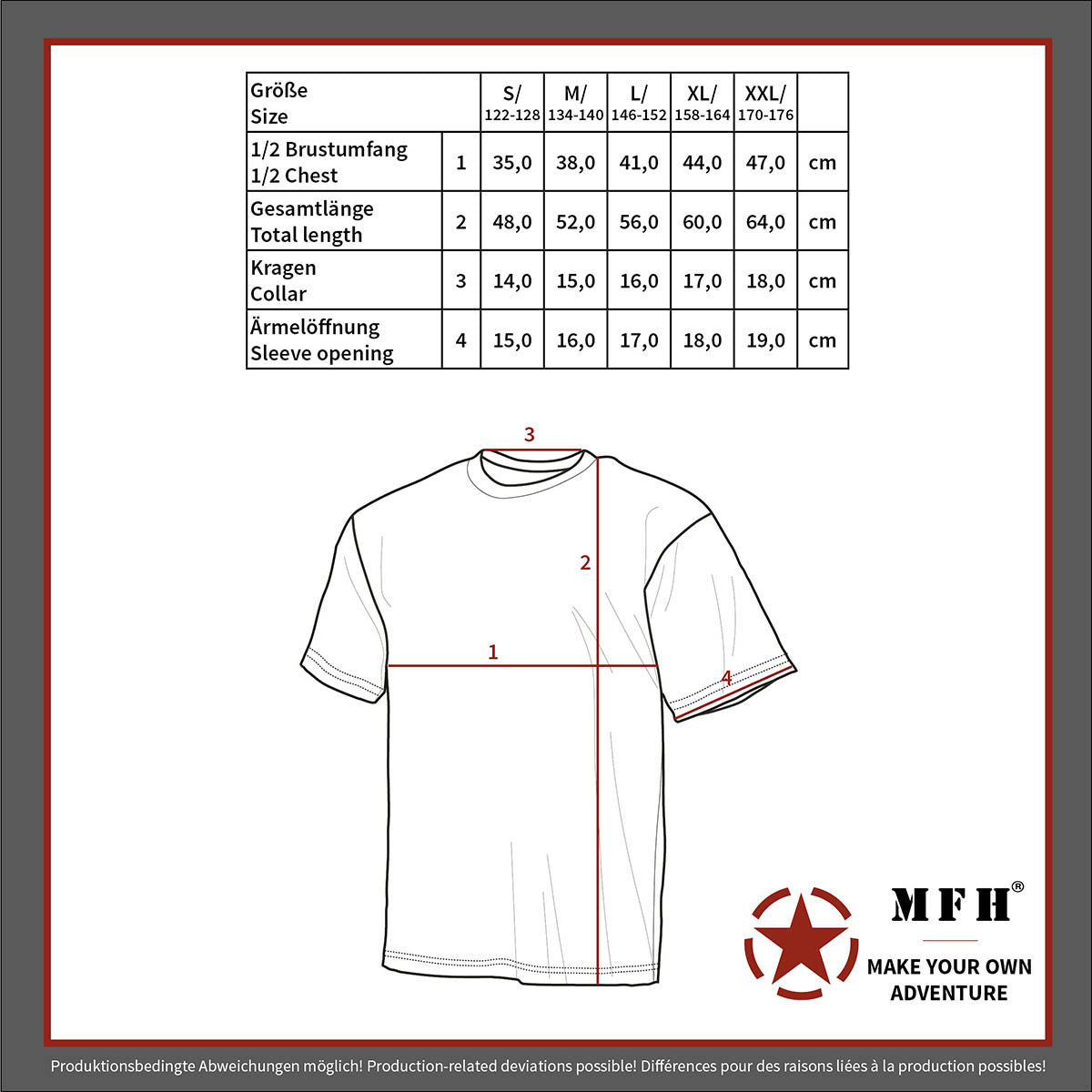 Tricou Army Camuflaj M95 CZ Copii MFH - 100% Bumbac, 170g/m²