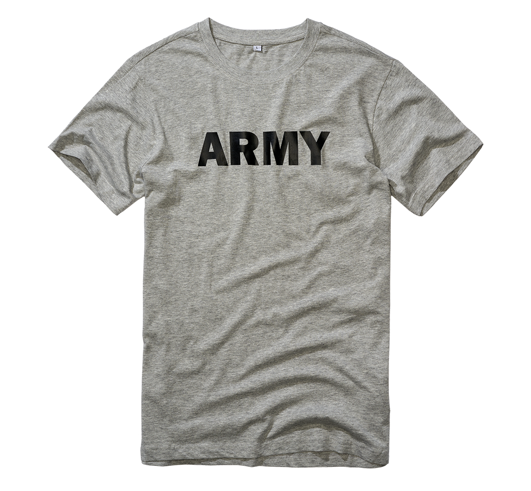 Tricou Army Grey Melan Brandit - Confort Tactic Zilnic