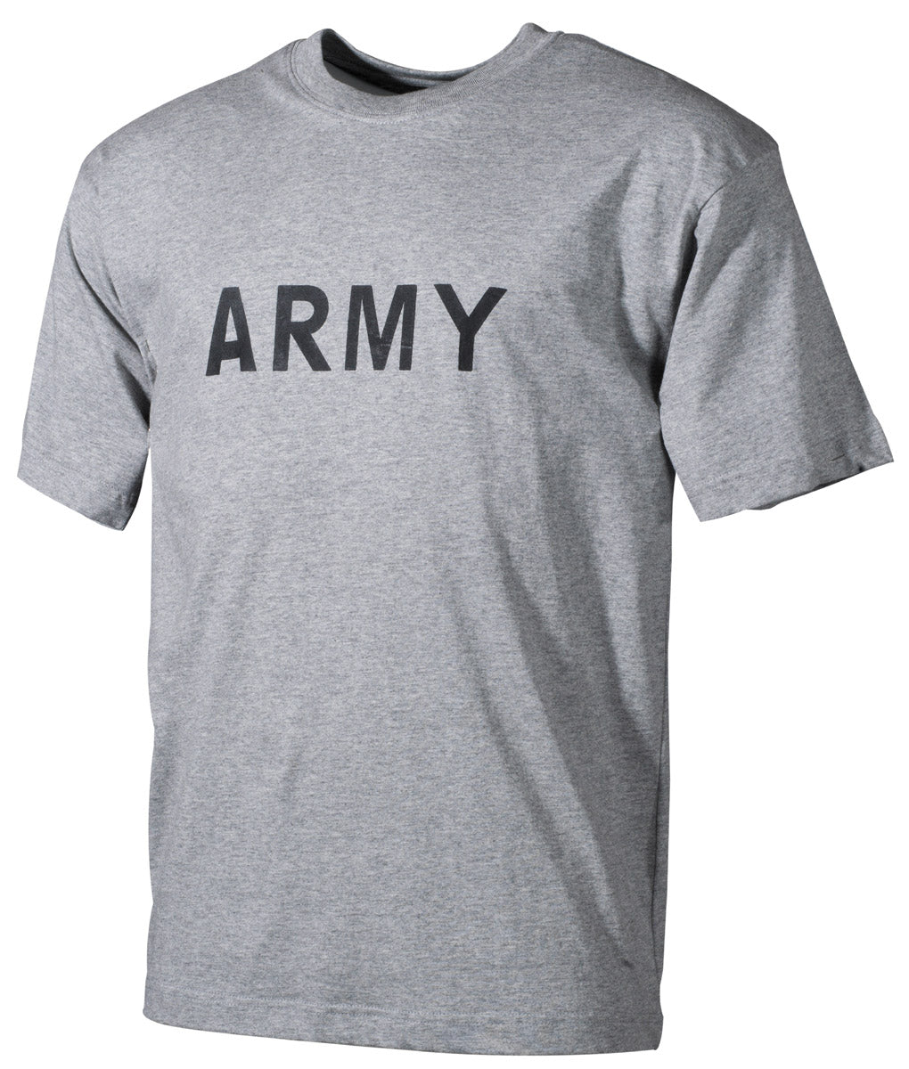 Tricou Army Gri MFH - 100% Bumbac, 170g/m²