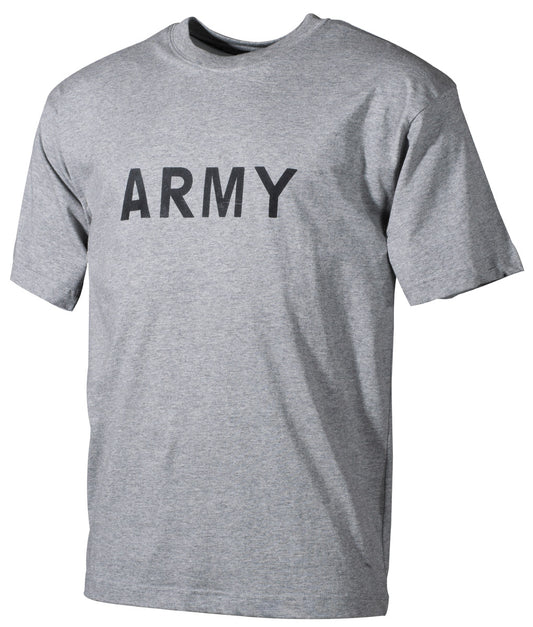 Tricou Army Gri MFH - 100% Bumbac, 170g/m²