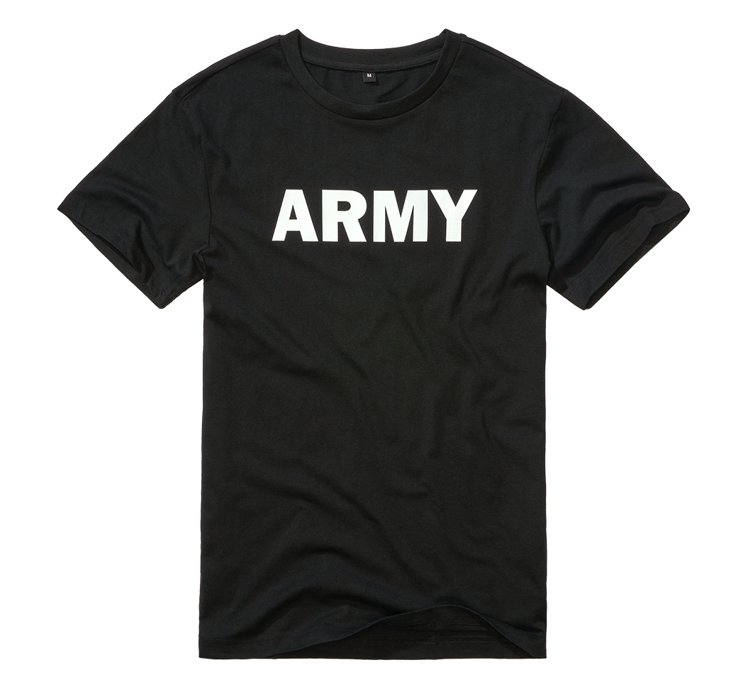 Tricou Army Negru Brandit - Confort Tactic Zilnic