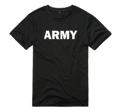 Tricou Army Negru Brandit - Confort Tactic Zilnic