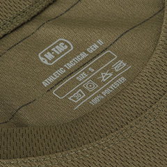 Tricou Athletic Gen.II M-Tac - Evacuare Transpirație, Culoare Olive
