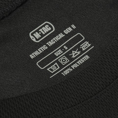 Tricou Athletic Gen.II M-Tac - Negru, Antiperspirant