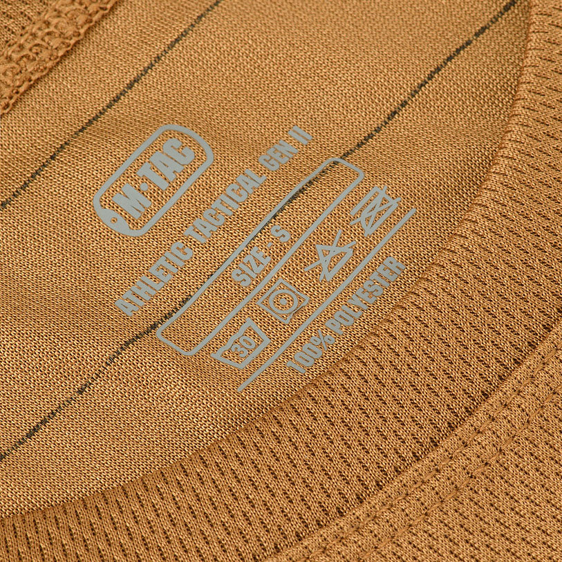 Tricou Athletic Tactic Gen.II M-Tac - Coyote Brown, Antimicrobian