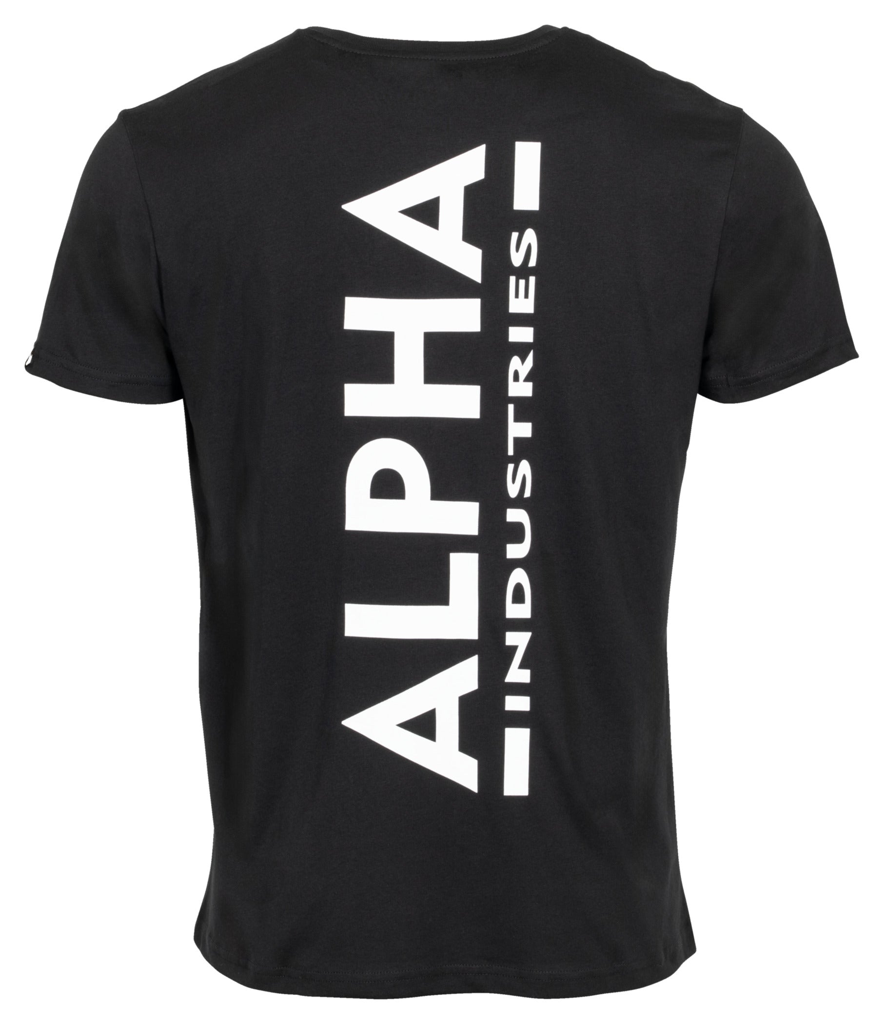 Tricou Backprint Alpha Industries - Bumbac, Logo Spate