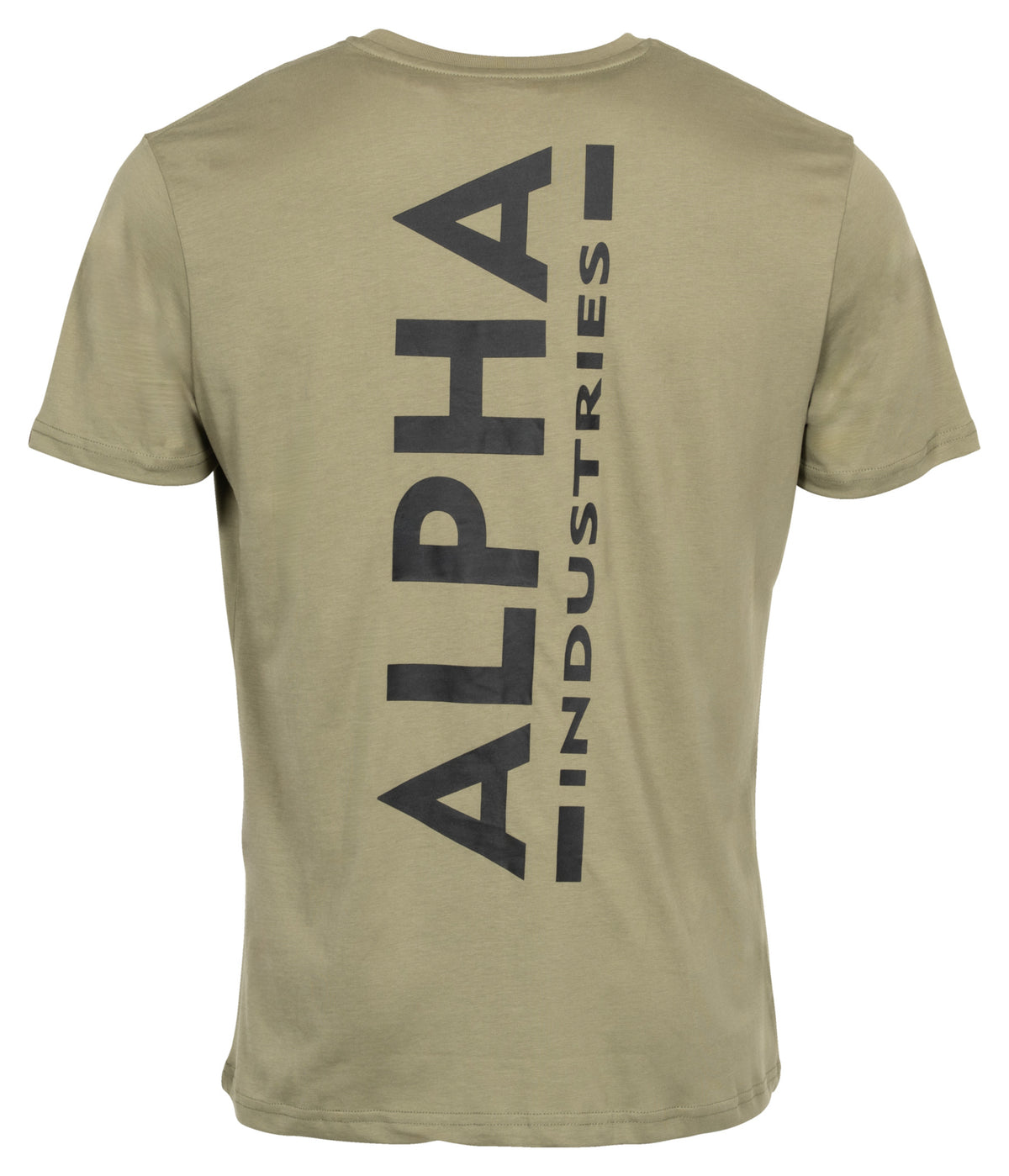 Tricou Backprint Alpha Industries - Bumbac, Logo Spate Impresionant