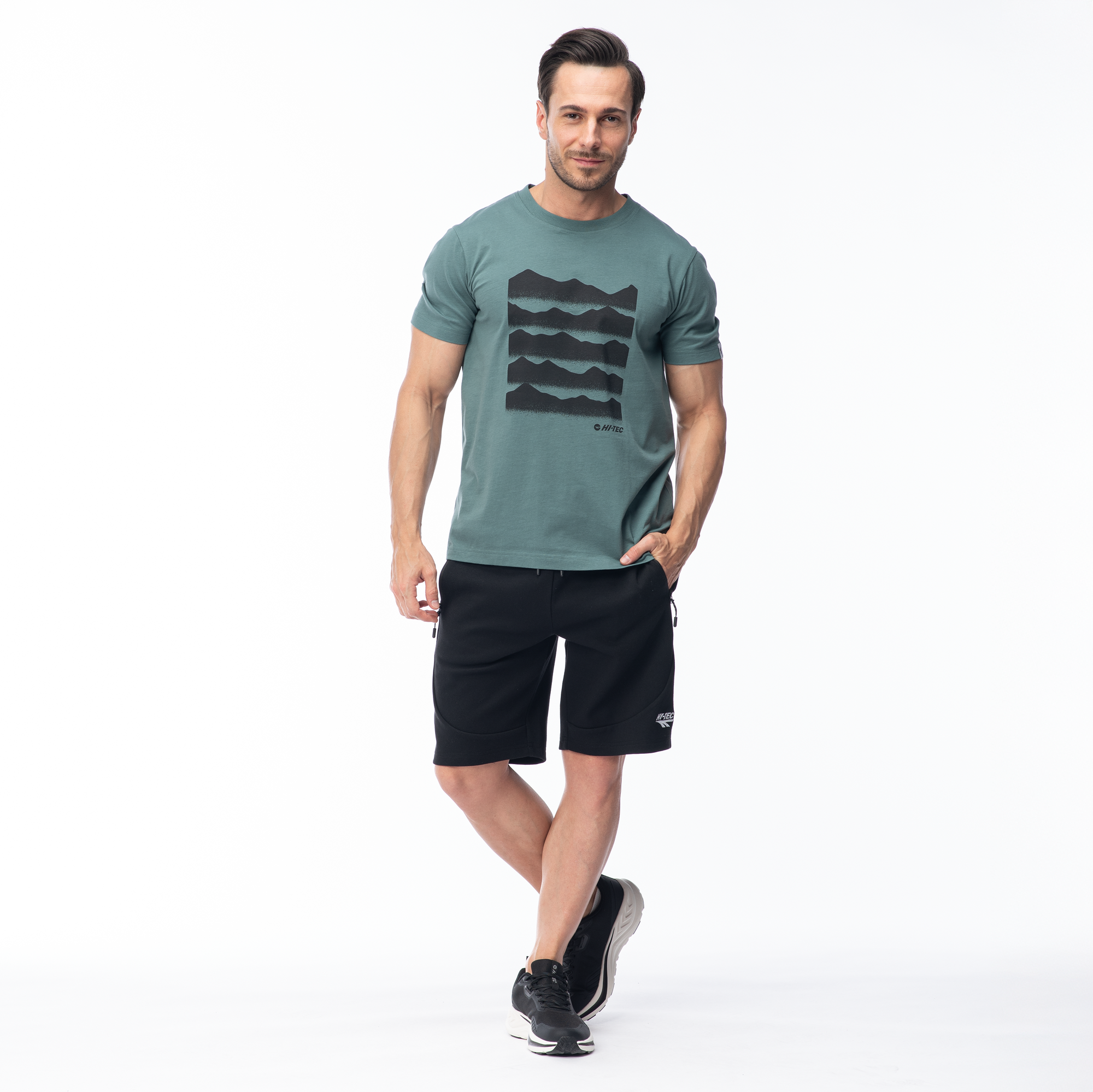 Tricou Bărbați AMEZO HI-TEC - Bumbac 100%, Confort Sportiv - 5