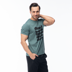 Tricou Bărbați AMEZO HI-TEC - Bumbac 100%, Confort Sportiv - 7