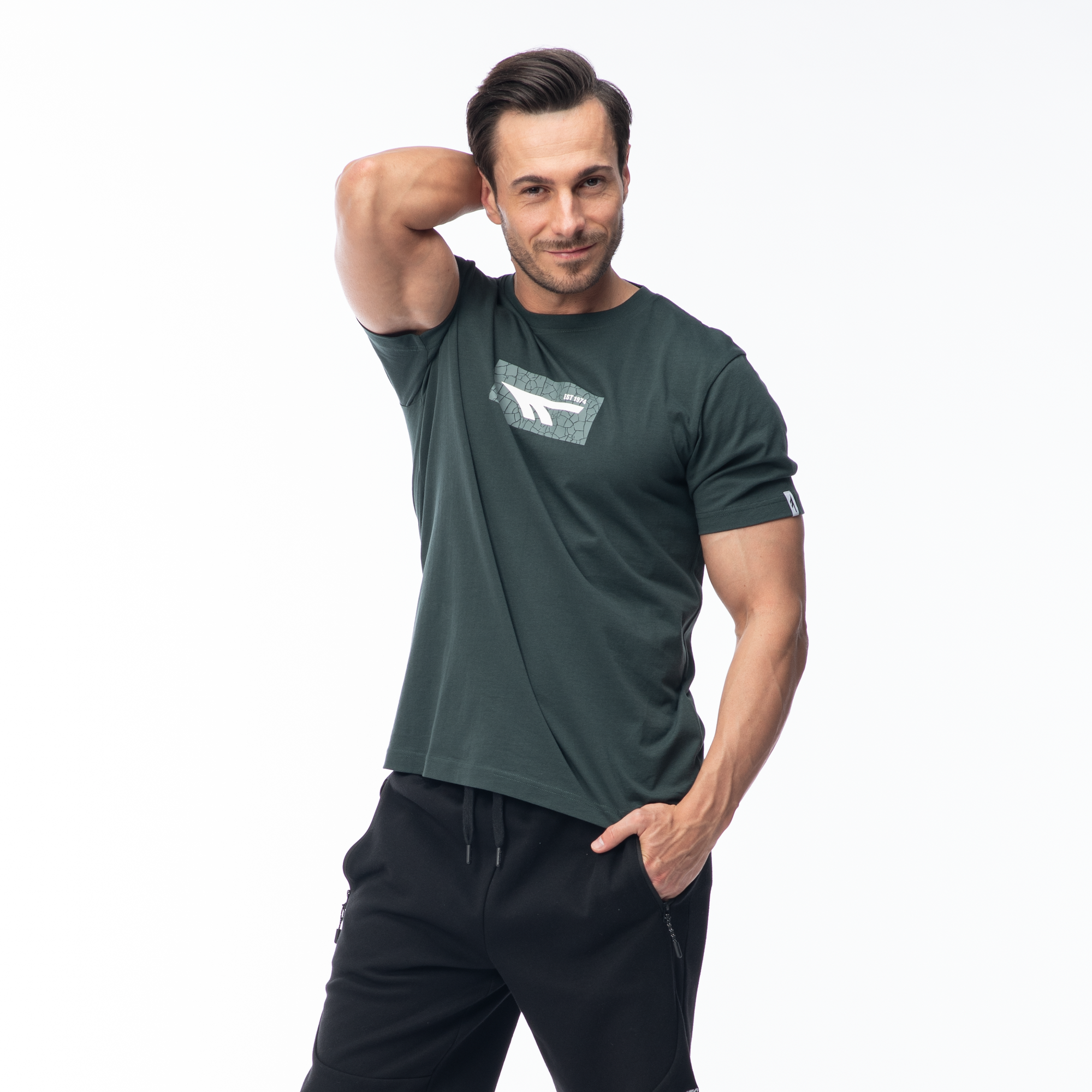 Tricou Bărbați AMILO Hi-Tec - 100% Bumbac, Respirabil - 6