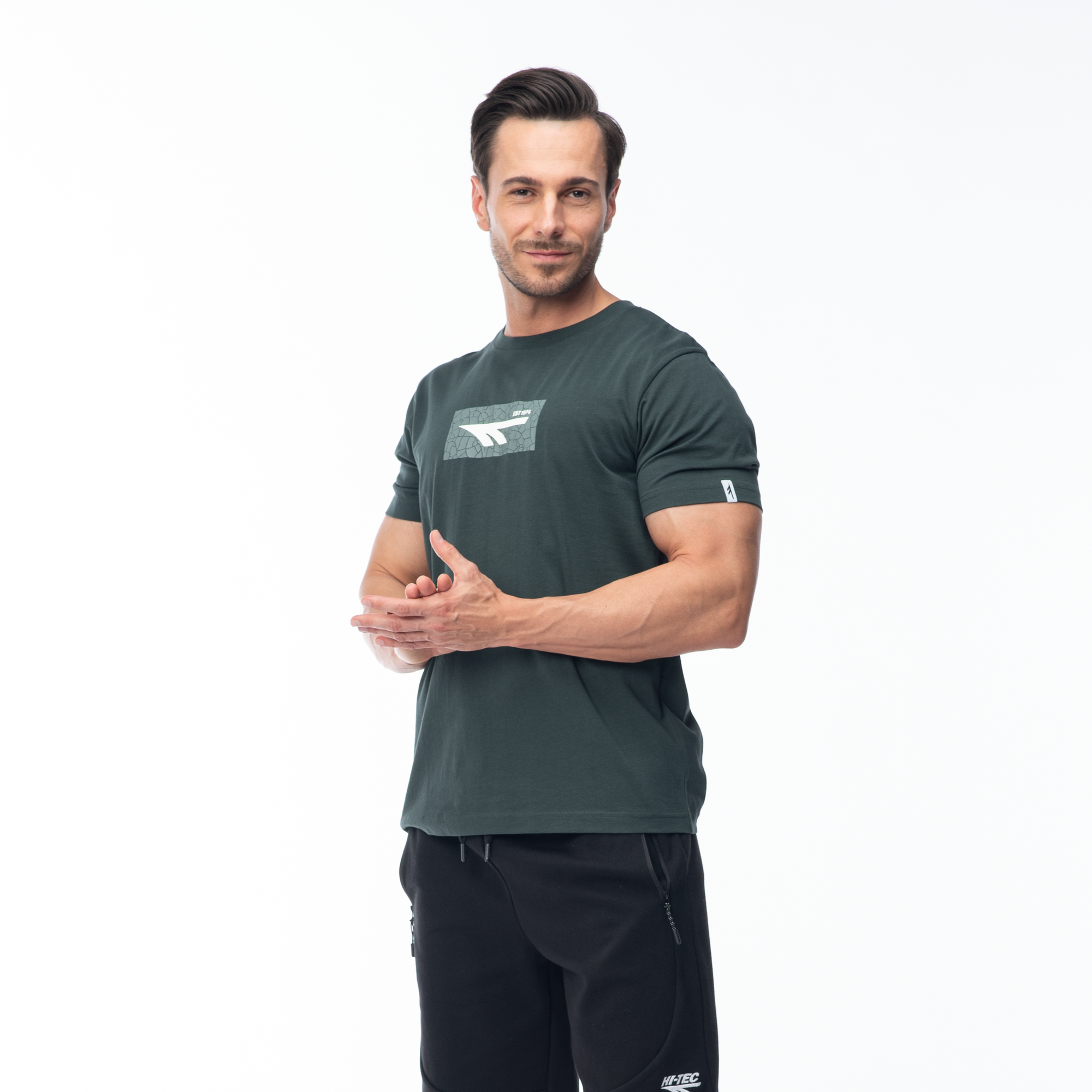 Tricou Bărbați AMILO Hi-Tec - 100% Bumbac, Respirabil - 8