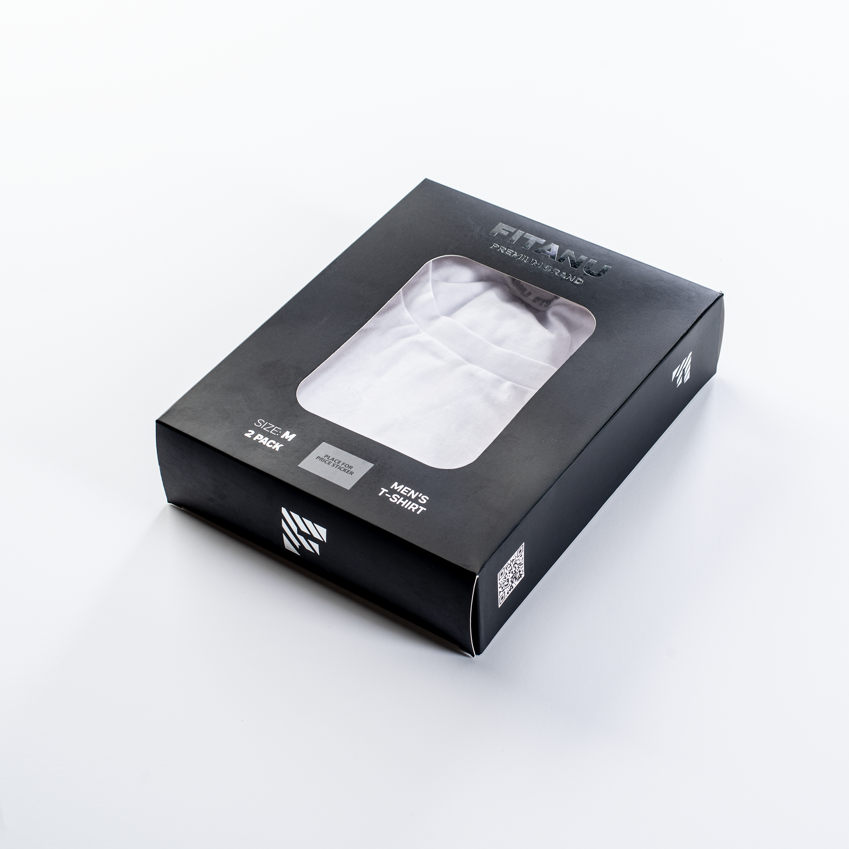 Tricou Bărbați ARVIN II 2 PACK FITANU - Bumbac Reciclat, Elastic - 5