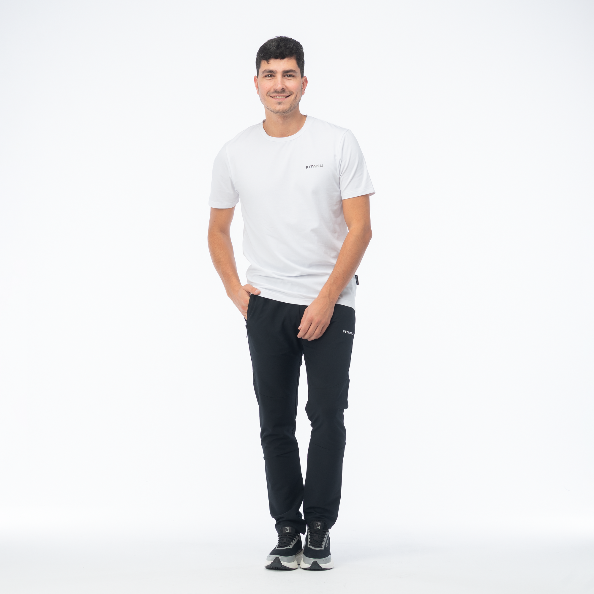 Tricou Bărbați ARVIN II 2 PACK FITANU - Bumbac Reciclat, Elastic - 6