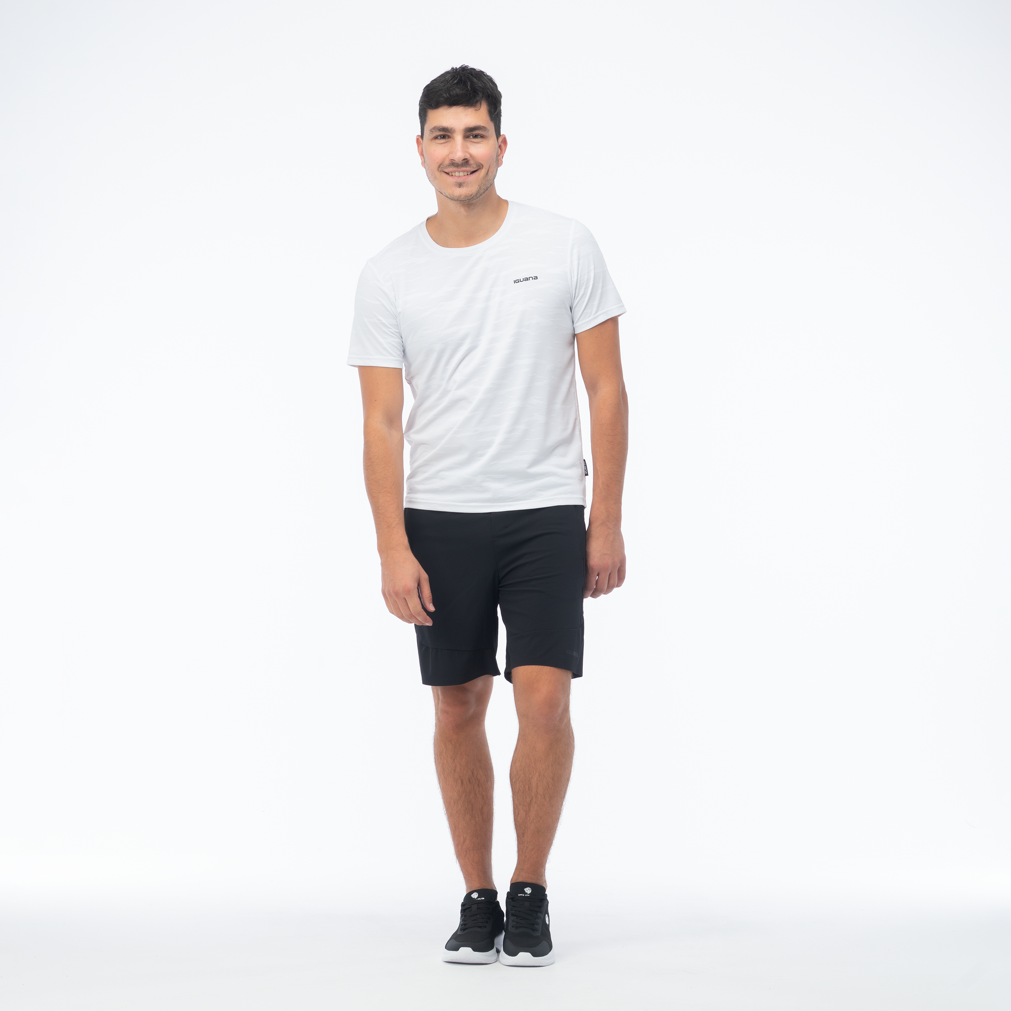 Tricou Bărbați CARI IGUANA - Antrenament, Respirabil, Elastic - 4