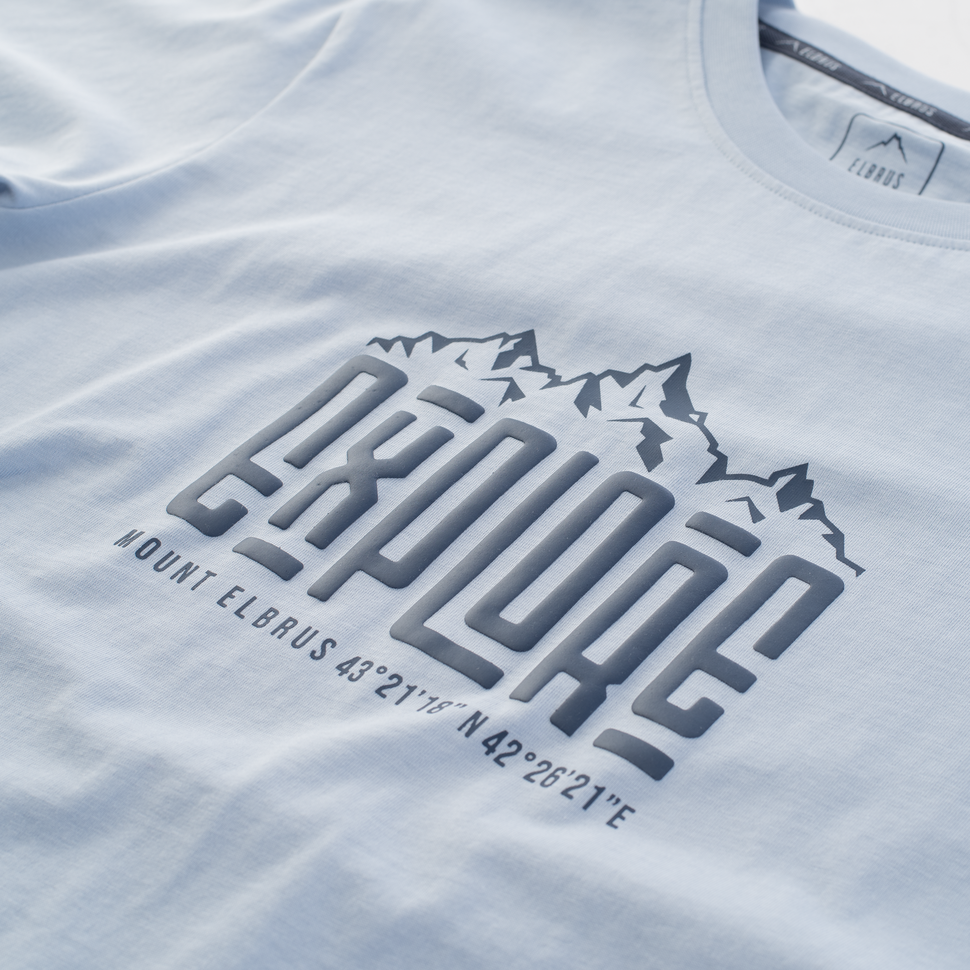 Tricou Bărbați EXPLORO ELBRUS - Bumbac Organic, Confort Sportiv - 4
