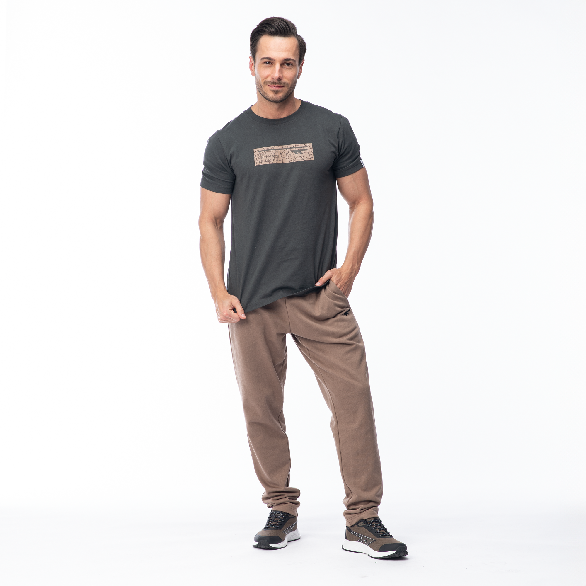 Tricou Bărbați HAMILONI Hi-Tec - 100% Bumbac, Respirabil - 5