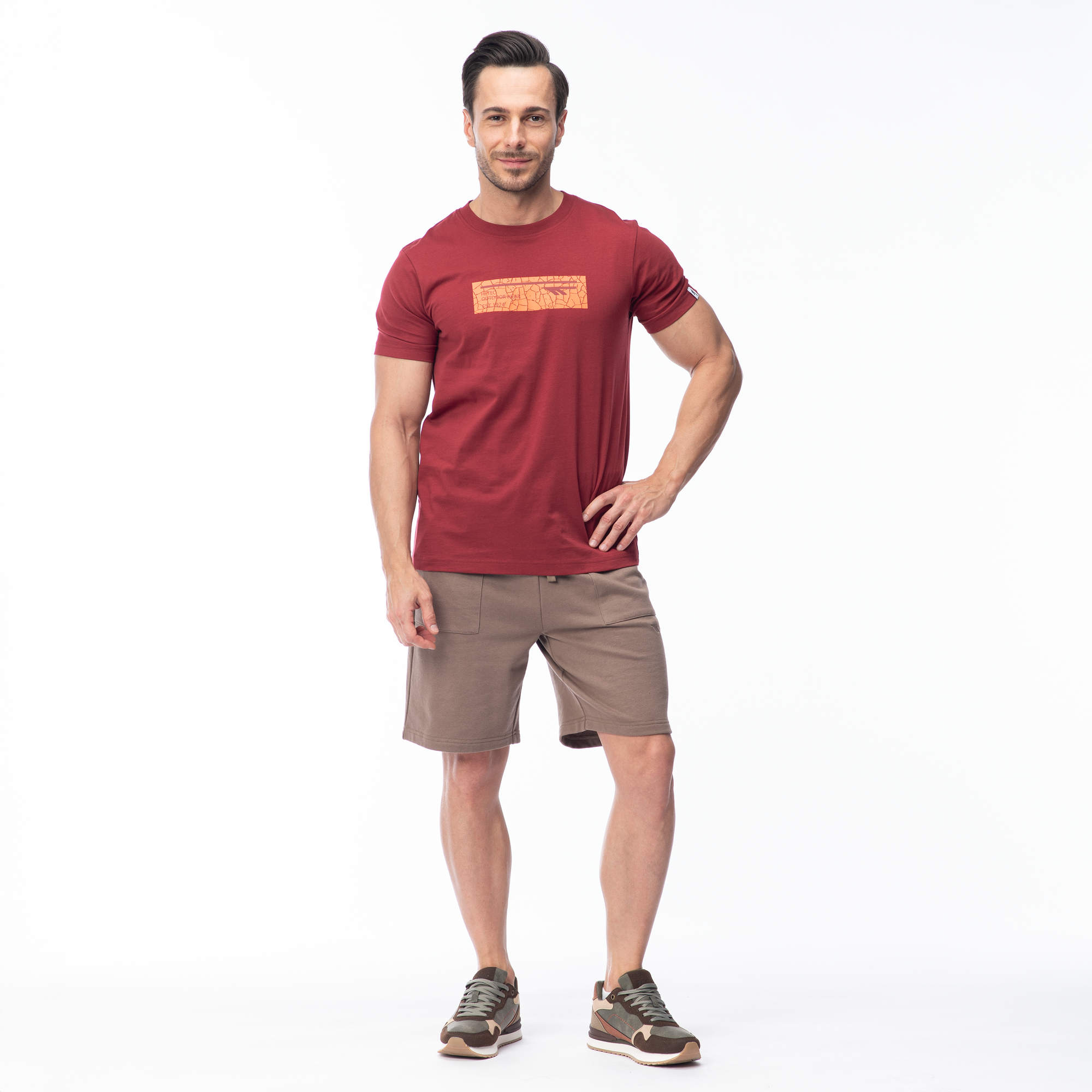 Tricou Bărbați HAMILONI Hi-Tec - 100% Bumbac, Respirabil - 5