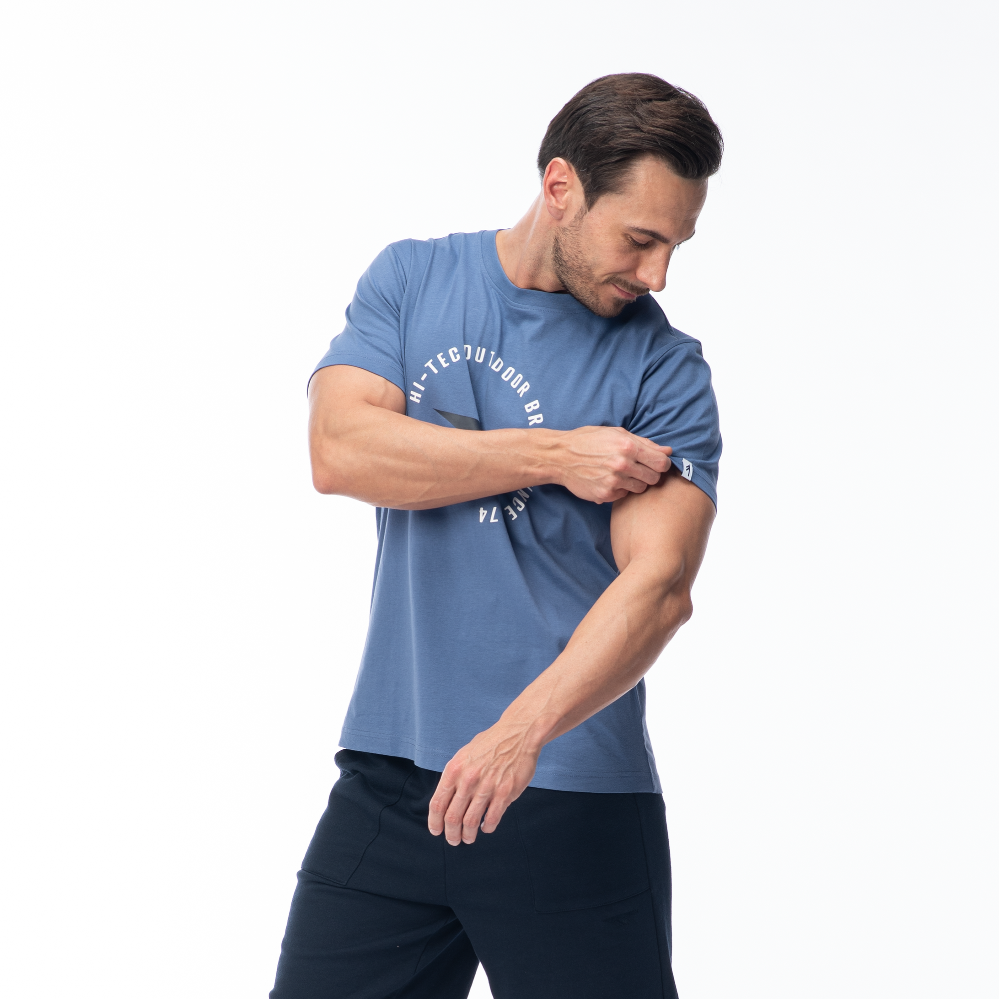 Tricou Bărbați OLEN HI-TEC - Bumbac 100%, Respirabil - 6