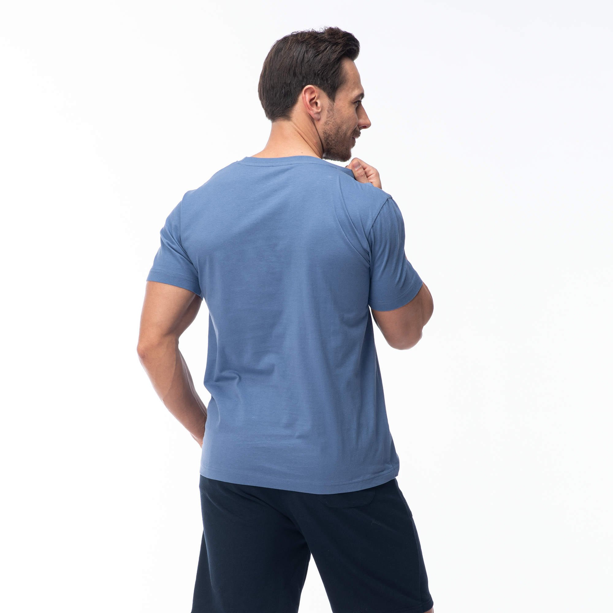 Tricou Bărbați OLEN HI-TEC - Bumbac 100%, Respirabil - 7