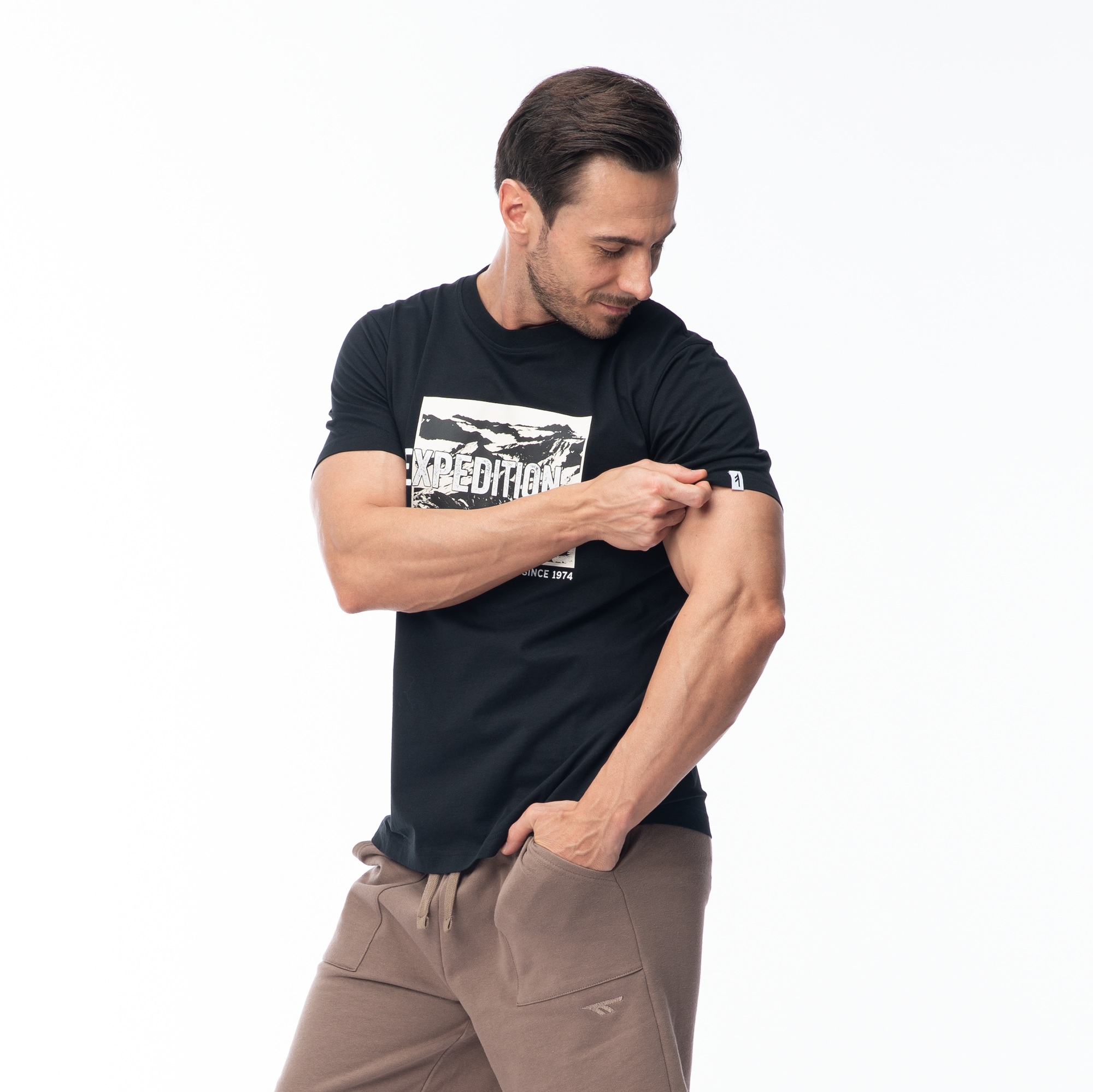 Tricou Bărbați REMAN HI-TEC - Bumbac 100%, Confort Sportiv - 6