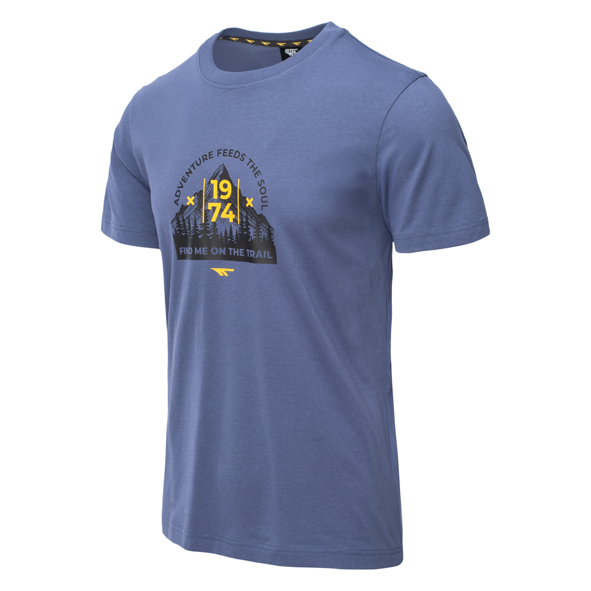 Tricou Bărbați TRAILER HI-TEC - Bumbac, Respirabil, Confortabil - 2
